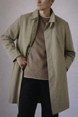  DUNHILL Virgin Wool Overcoat Coat ITALIAN 52 US42  XL Removable Quilted Lining