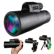 80X100 Monocular for Adults - Monocular Telescope High Definition with Smartp...