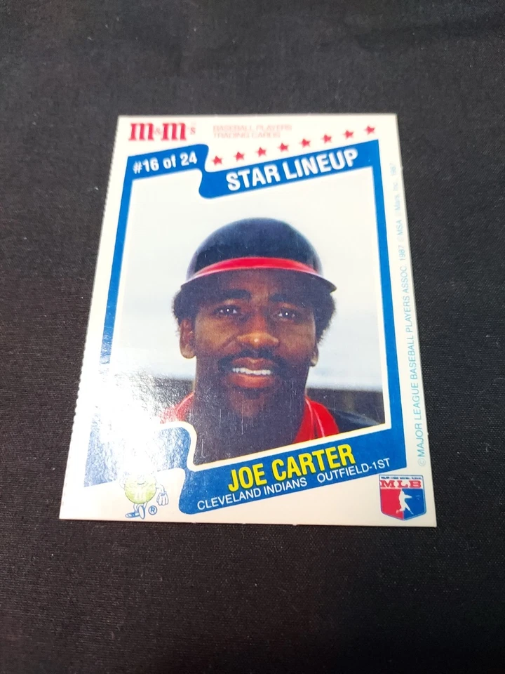 1987 M&M's Star Lineup - Joe Carter #16 - Image 2 of 4