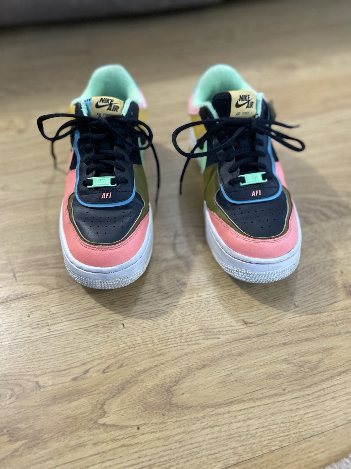 SAOLA Nike Air Force 1 Shadow SE Solar Flare Atomic Pink Sneakers taglia 8 5