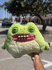 Fuggler Chunky Fuggs 15" Frog Monster Squishy Plush Tooth Ugly Cute AUTHENTIC