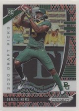 2020 Panini Prizm Draft Picks Rookies Red & Black Snakeskin Denzel Mims #147 uk2