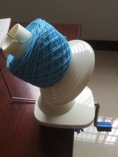 Yarn Winder, Wool Winder for Crocheting, Simple Installation blue white