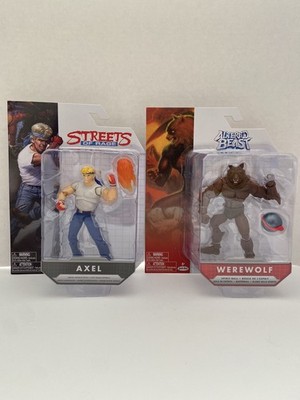 SEGA Retro Jakks Axel Streets of Rage + Altered Beast Werewolf Figure Set!