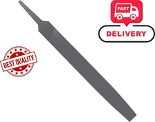 6-Inch Flat Medium Cut File Double Cut Teeth High Carbon Steel Hand File Single