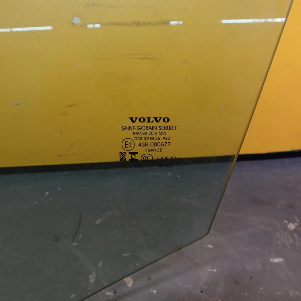 Volvo Xc90 Lh 2019-2025 conductor izquierdo puerta delantera ventana vidrio fabricante original Foto 2 de 4