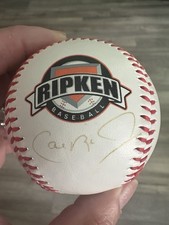Cal Ripken Jr. Autographed HOF Logo MLB Baseball Baltimore Orioles