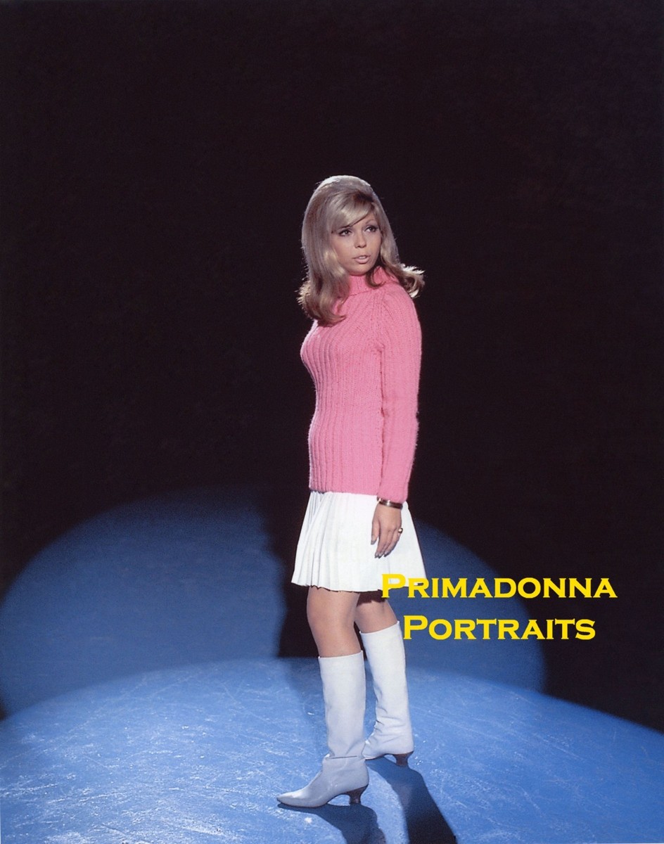 Nancy Sinatra 60s White Boots Outfit NANCY SINATRA 8X10 Lab