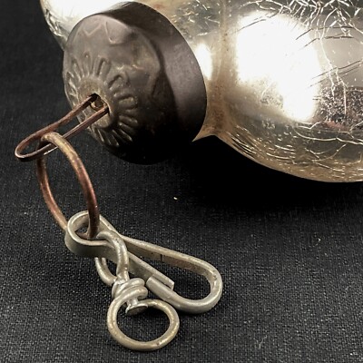 Antique French Golden Mercury Silver Boule De Pardon Ornament (10cm