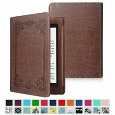 For All-New Amazon Kindle Paperwhite 10th Gen 2018 Book Style Folio Case Cover