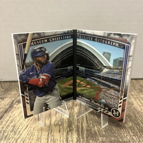 2022 Vladimir Guerrero Jr Topps Museum Atelier Autograph Book 16/25 - Blue Jays