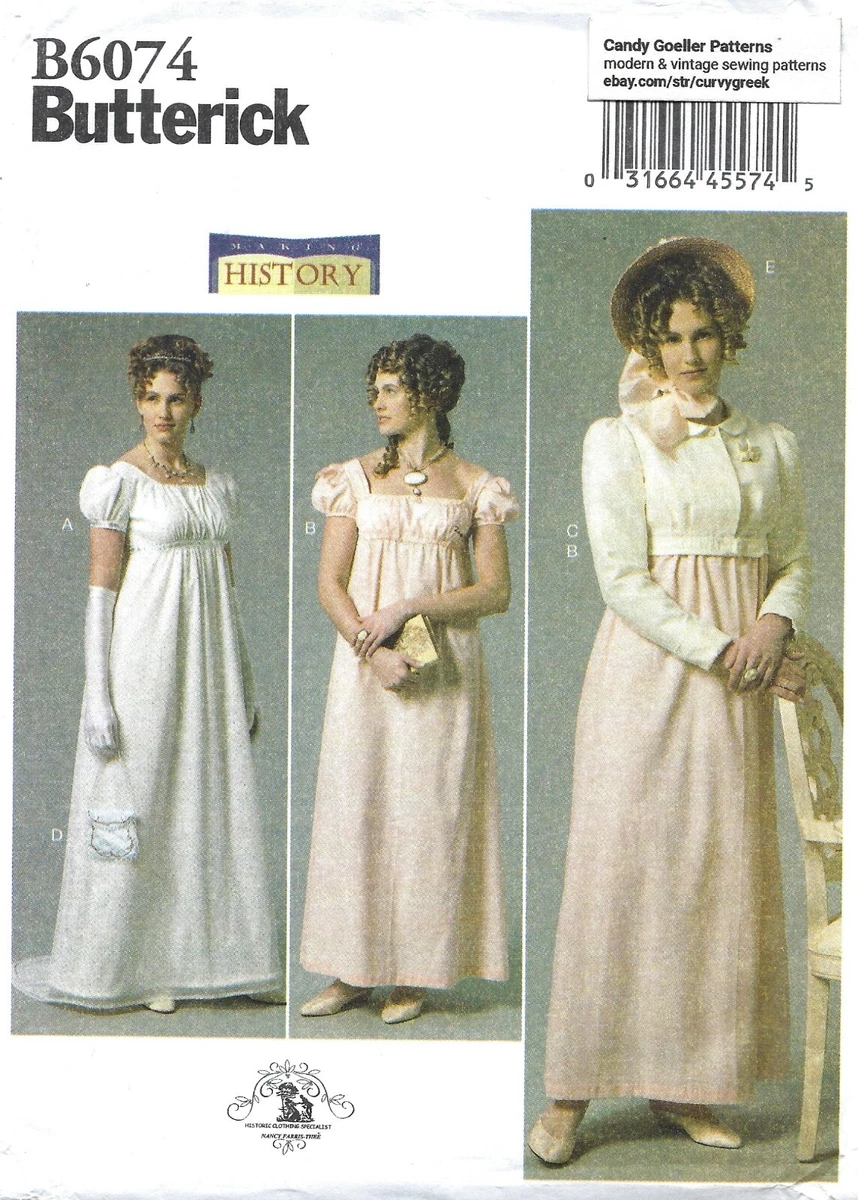 Expanded Size Range! - Plus Size Regency Dress Pattern - Sew Vintagely