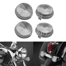Turn Signal Light Clear Lens Cover For Honda Shadow Phantom Spirit VT750 VT1300
