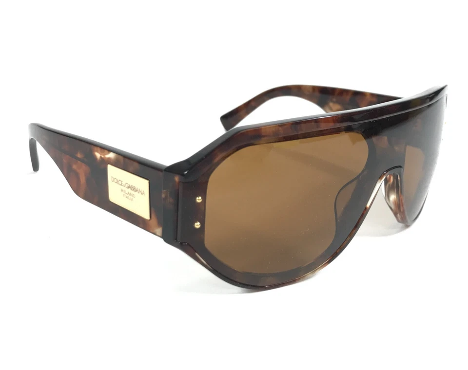 Dolce & Gabbana Sunglasses DG4481-F 3222/73 Dark Red Oversized Wrap Frames - Image 4 of 4