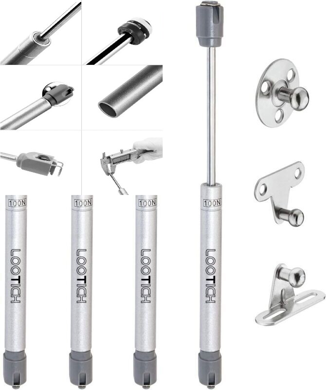 LOOTICH 100N Apertura Delicata Ammortizzatore Braccetto Molla a Gas per...