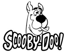 SCOOBY DOO VINYL STICKER FOR CAR, WALL, WINDOW, 8"