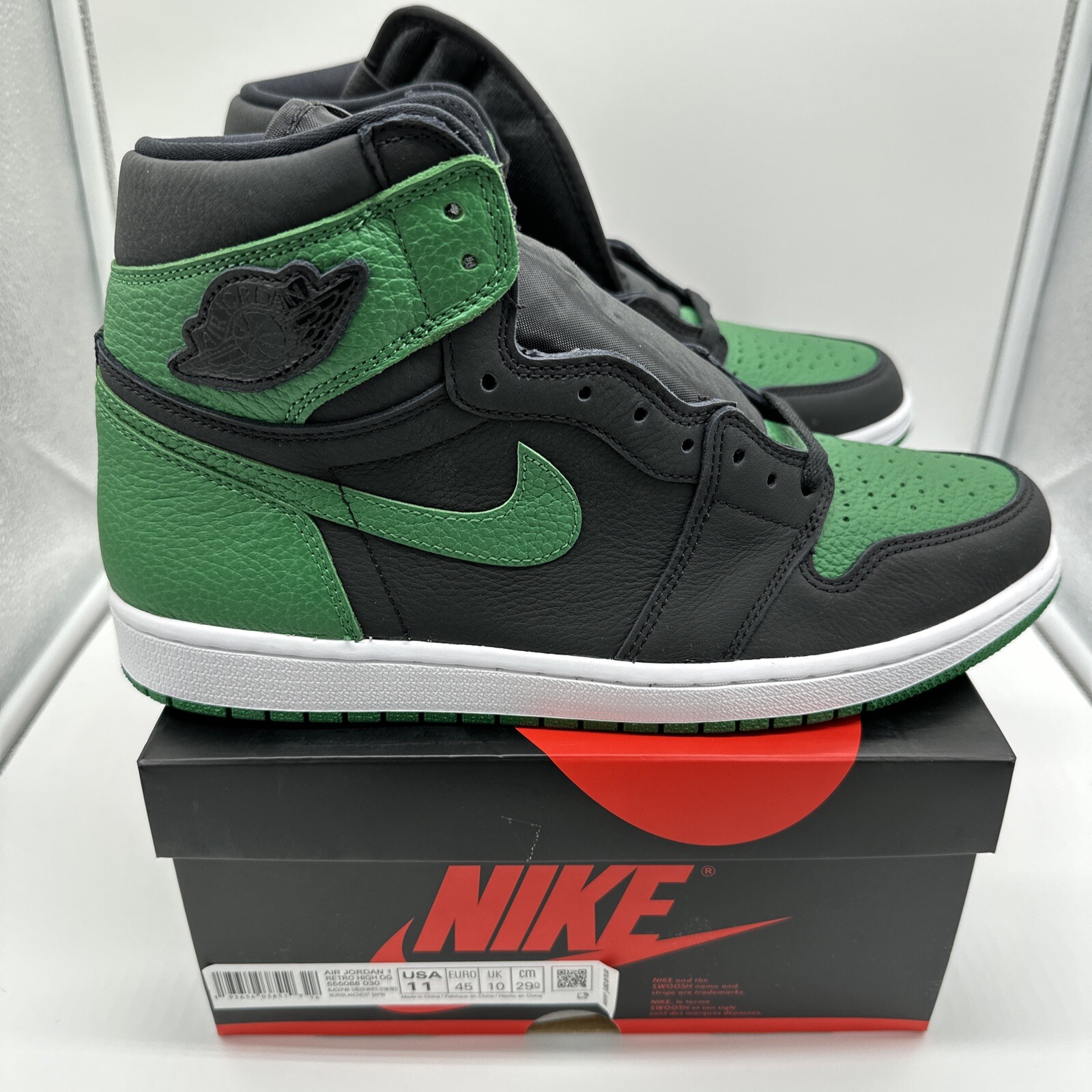 Nike Air Jordan 1 Retro High OG Pine Green 2.0 555088-030 Men’s Size 11 New  DS