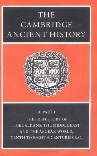 The Cambridge Ancient History Boardman Edwards Hammond Sollberger Part 1 2e