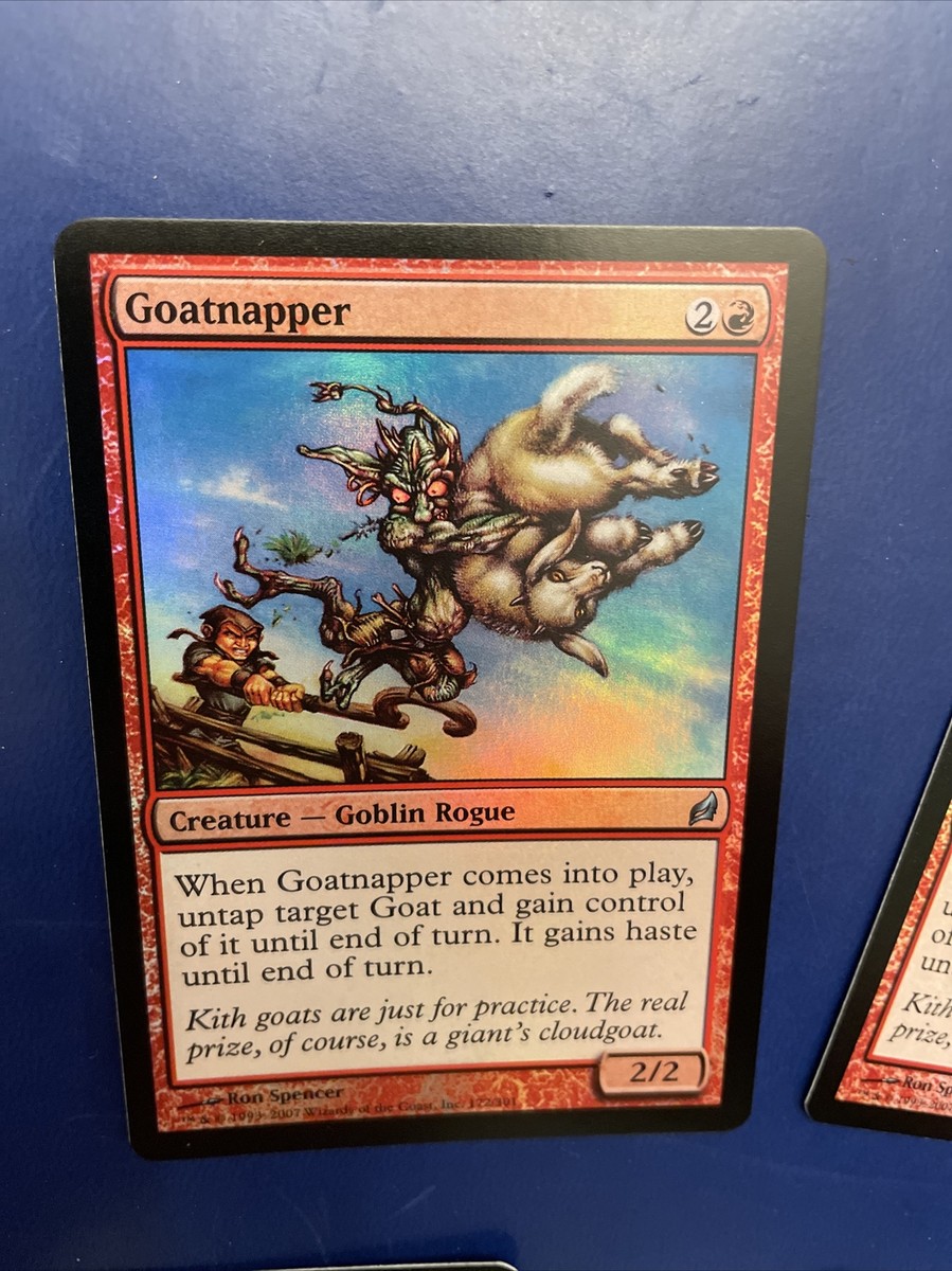 MTG - 4 Copies, a Playset, of Goatnapper - FOIL - Lorwyn - NM/MT