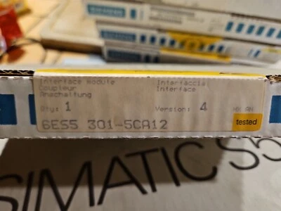 Siemens 6ES5301-5CA12 ***Spare part*** SIMATIC S5, Connection IM 301 (in main unit) for dece... — PLC Modules & Extensions