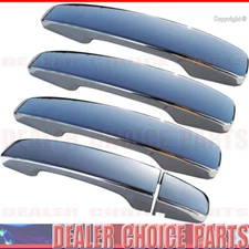For 2020-2025 Kia Soul 20-23 EV CHROME Door Handle COVERS Without Smart Keyholes