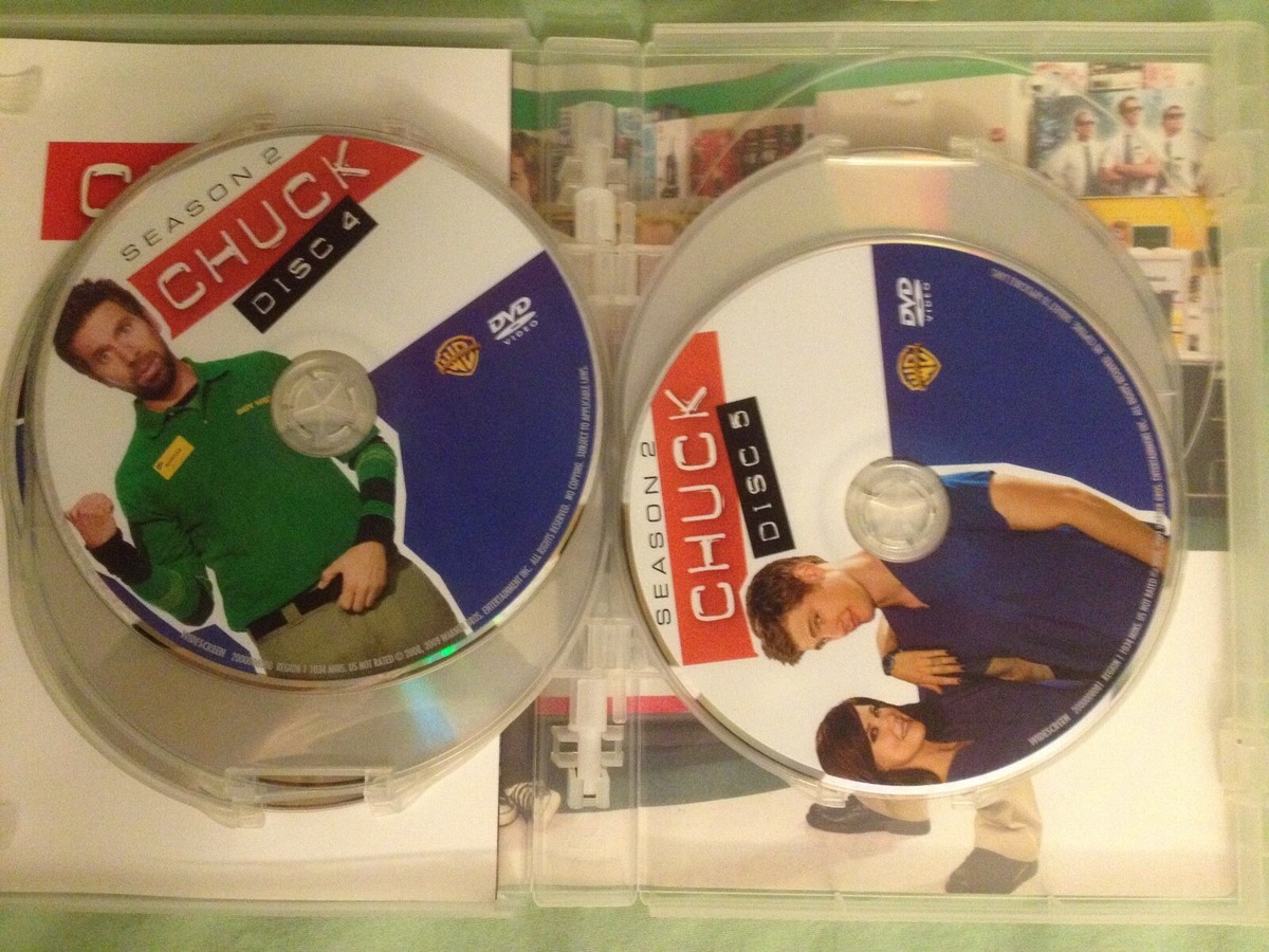 CHUCK - COMPLETE SECOND SEASON (2) DVD SET - ZACHARY LEVI