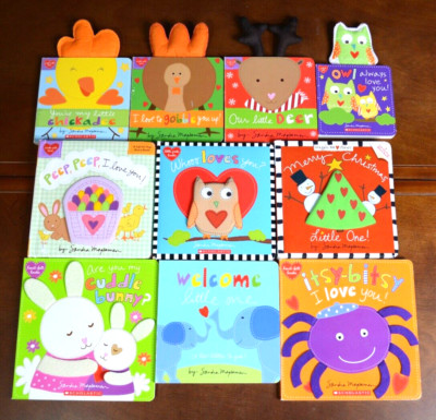 Lot 10 Baby Board books by SANDRA MAGSAMEN Lift-the-Flap Halloween CHRISTMAS L3