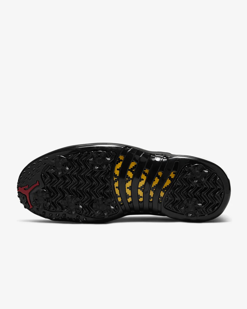 Air Jordan Retro XII 12 Low Golf Shoe Taxi Black White