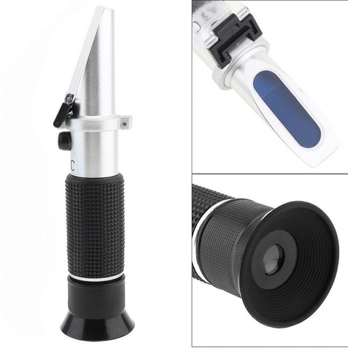 2 In 1 0-32% Black Brix & Beer Sugar Wine Wort SG Refractometer with Pipette - Picture 7 of 11