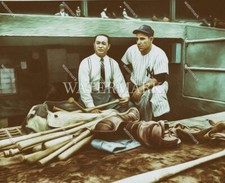 E223 Mel Allen - Yogi Berra Yankees 8x10 11x14 16x20 Oil Painting Photo