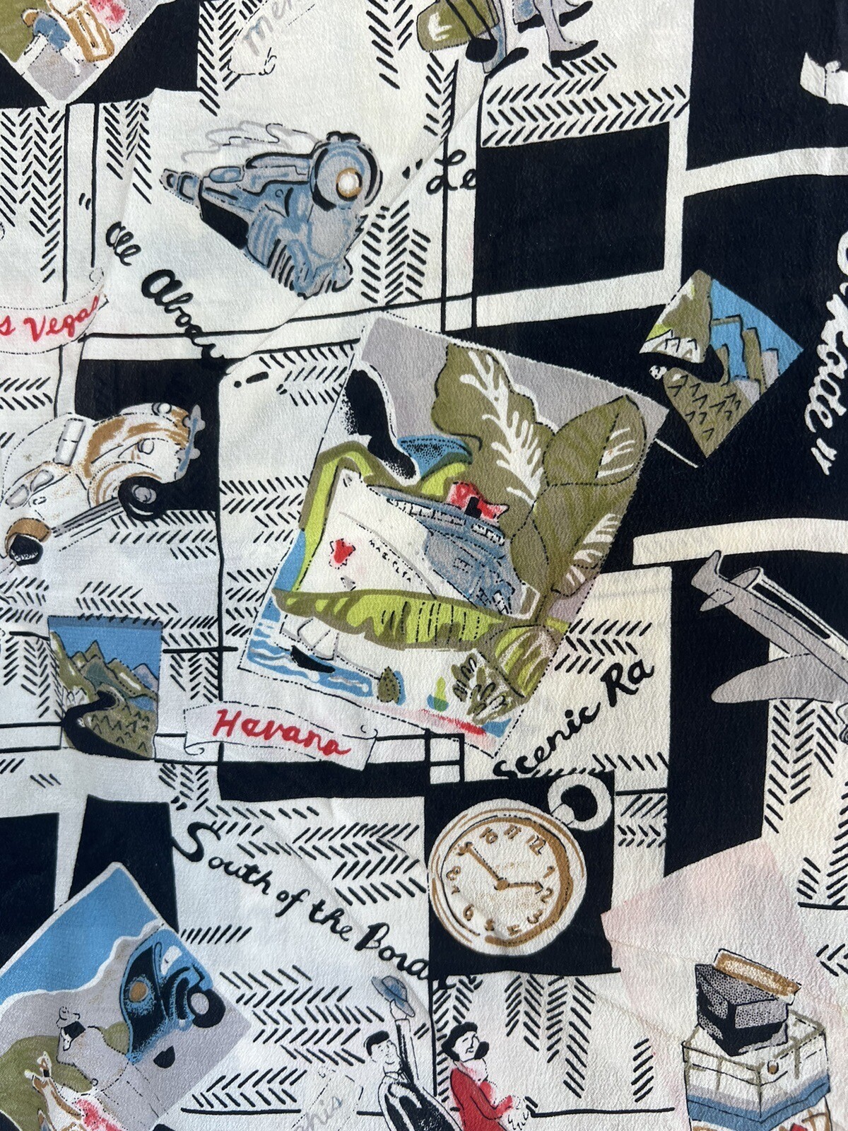 Essential Classics Silk Scarf Rectangular Citys H… - image 7