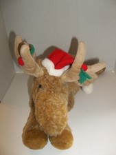 dakin huggables noel christmas reindeer moose plush 56292