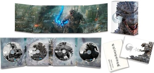 Godzilla Minus One Deluxe Edition 4K Ultra HD Blu-ray 4-Disc Set TBR-34167D PSL - Imagen 1 de 1