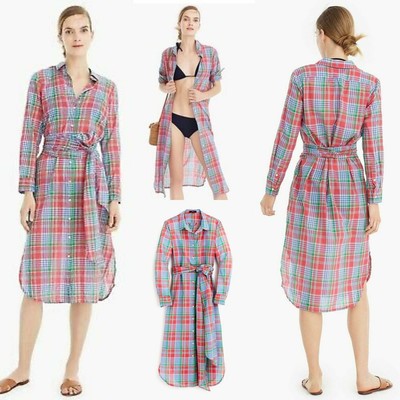 retro checkered dress