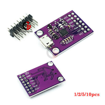 1-10Pcs CP2112 Module micro USB to SMBus I2C Communication CCS811 Debug Board