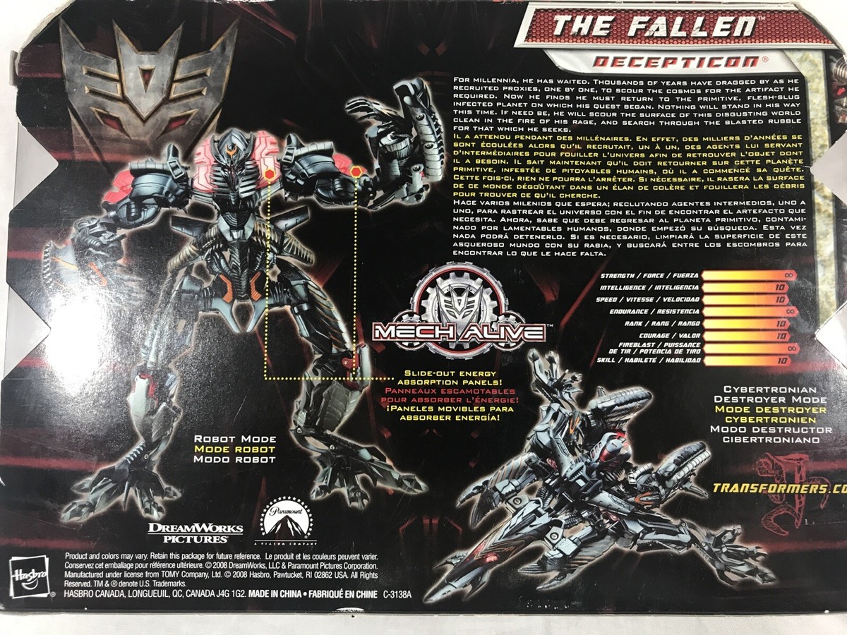 Transformers The Fallen フィギュア11→10 Transformers Studio