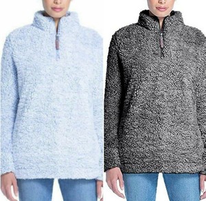 frosty tip sherpa pullover