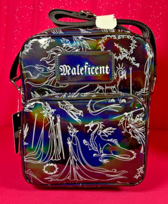 Disney Vegan Leather *Holographic* Maleficent Backpack by Buckle-Down New w/Tags