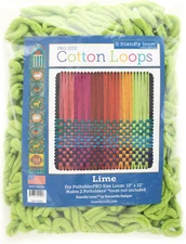 Friendly Loom Potholder Cotton Loops 10 Inch Pro Size Loops Make 2 Potholders, W