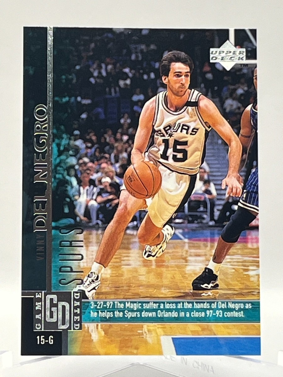NBA トレーディングカード 1997-98 Upper Deck NBA Basketball Card #112 Vinny Del Negro - San