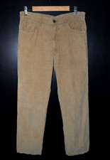 Levis Jeans Men Big E Corduroy Pants Zipper USA 60S 70S Vintage Very RARE