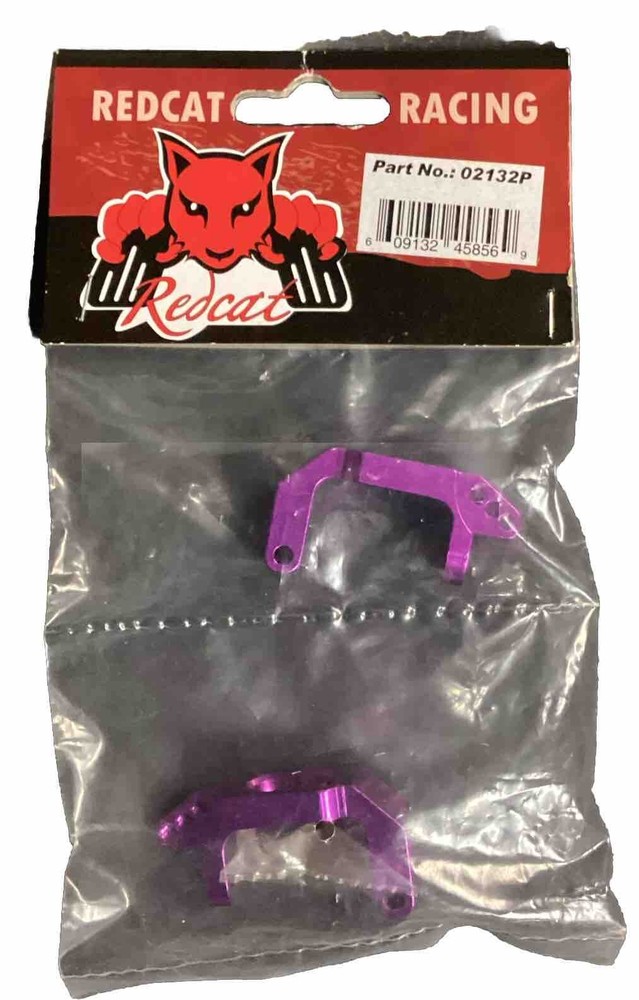 Aluminum Front C-hub (1pr) (Purple) Redcat Racing 02132P