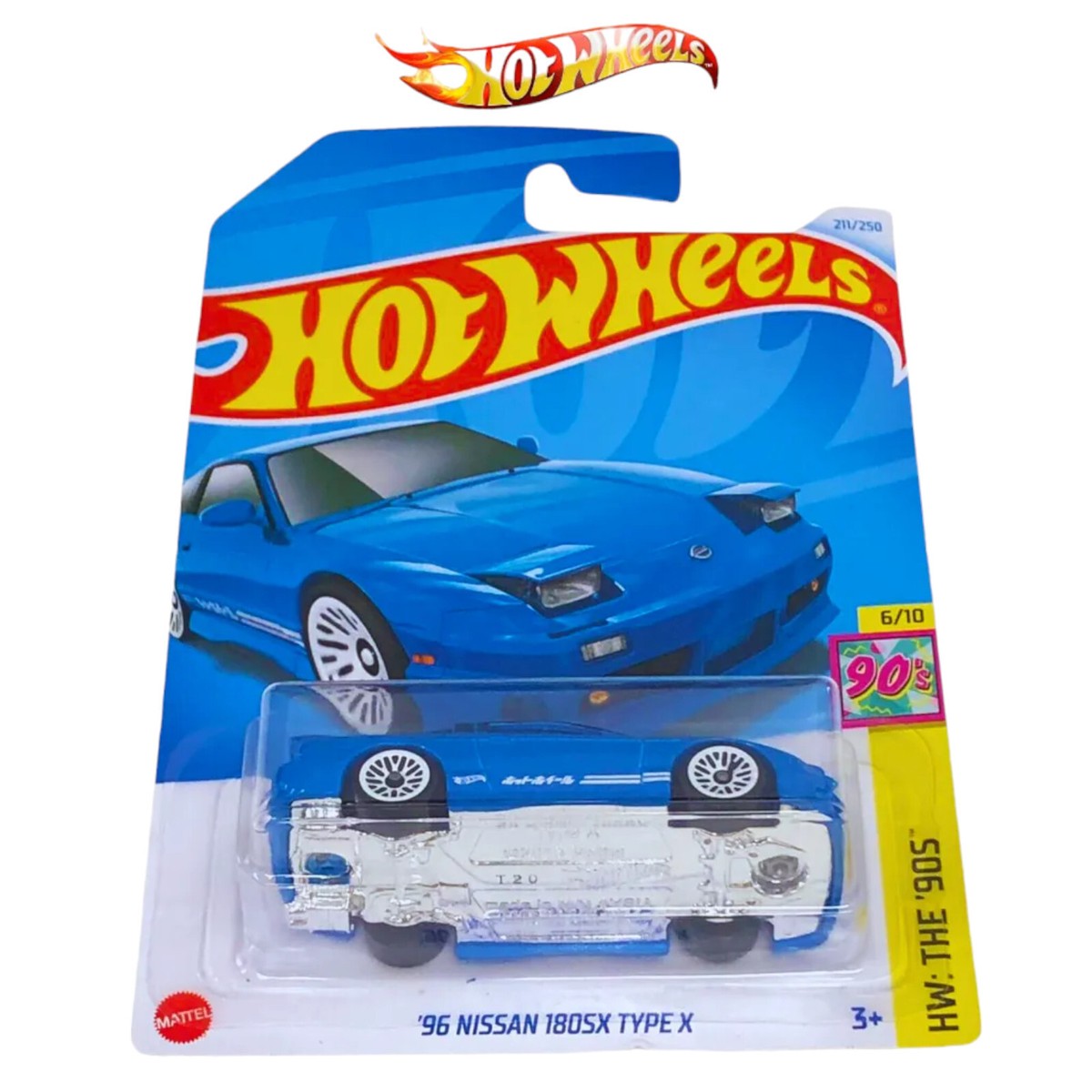 ホットウィール　日産 180sx タイプX  スーパートレジャーハント　Mケース Hot Wheels 96 Nissan 180SX Type X Main Line Case 2024 | FREE