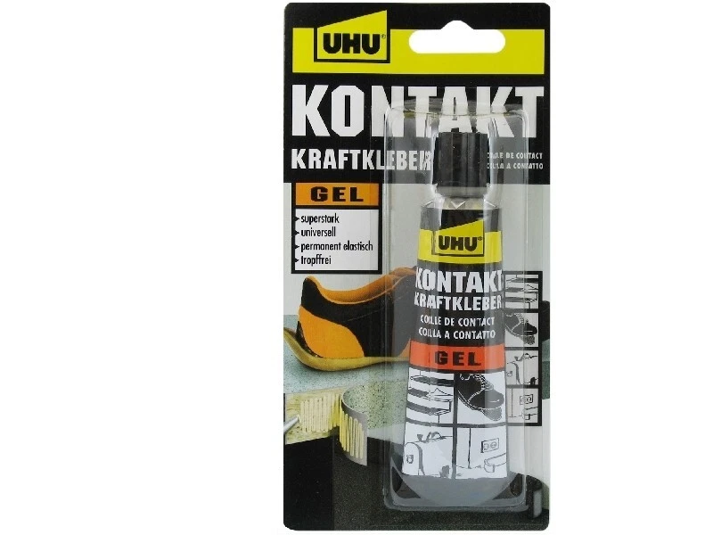 UHU Kontakt Kraftkleber Gel 42g Tube Innen Universal Klebstoff tropffrei 72524