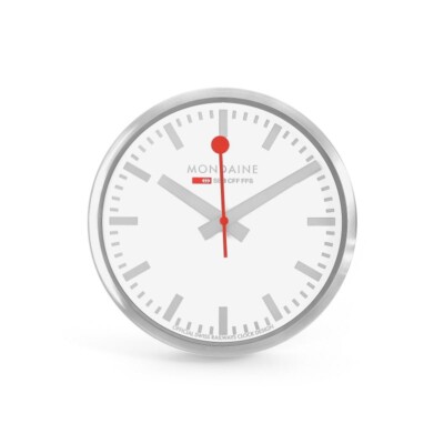 Mondaine Moderne Große Wanduhr Quarzuhr Durchmesser 25cm Made in