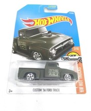 2017 HOT WHEELS Custom '56 Ford F-100 Pickup Green #215/365 HW HOT TRUCKS 1956