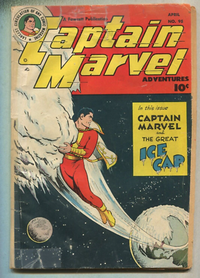 Captain Marvel Adventures: #95 GD- The Great Ice Cap Fawcett