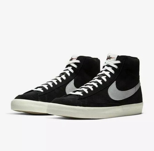 Nike Blazer Mid VNTG '77 Suede -Black/Platinum- UK 4 US 4.5 EU 36.5 -  CW2371-001 | eBay
