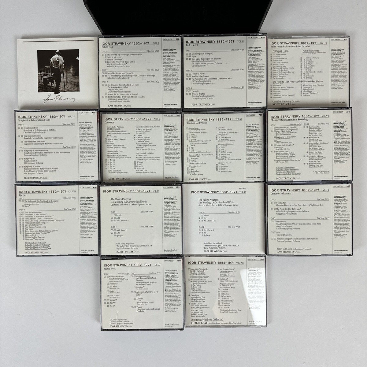 WORKS OF IGOR STRAVINSKY 輸入盤 CD 22枚組 Igor Stravinsky