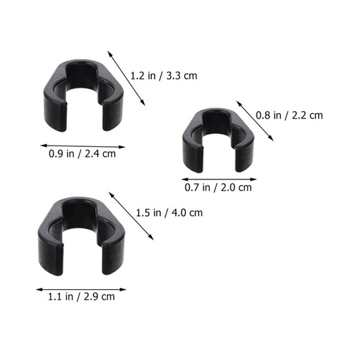 15 Pezzi Supporto Microfono Universale Clip Leggera Accessori Cavi Morsetto - Foto 6 di 12